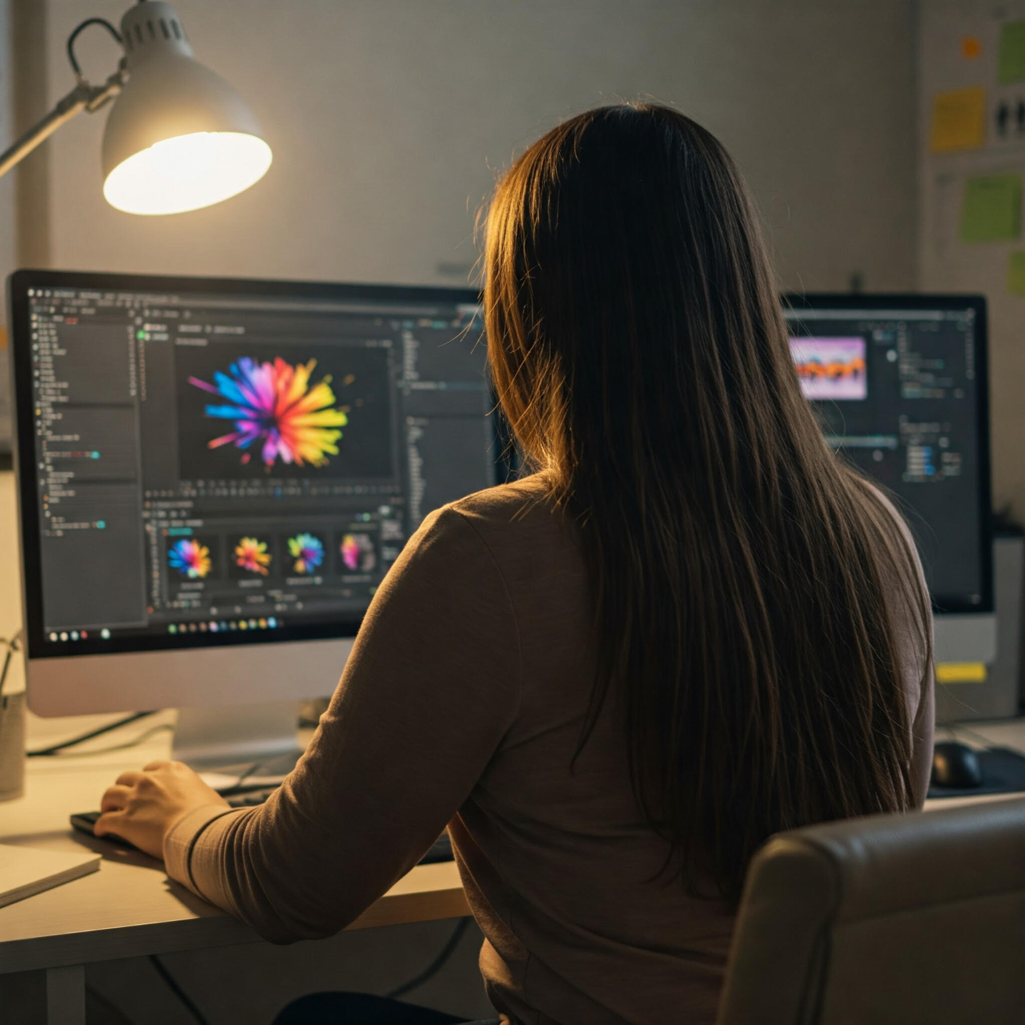 working on a web design working on a web development