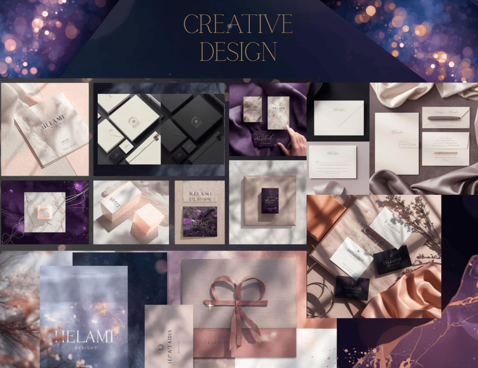Strategic Branding & Web Design | Helami Designs Selected branding, logo, and web design work by Helami Designs, showcasing strategic visual identities and digital experiences.